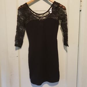 H&M Lace Top Bodycon Dress